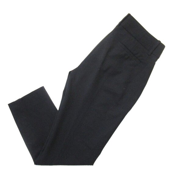 NWT J.Crew Cameron in Black Italian Stretch Wool Slim Crop Ankle Pants 10 - Picture 1 of 4
